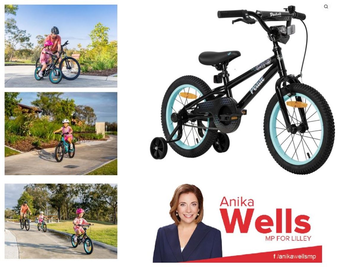 Kids Bike 3-6 Years - Donated by Anika Wells MP - Hero image