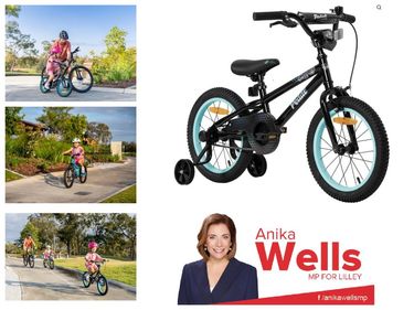 Kids Bike 3-6 Years - Donated by Anika Wells MP - Hero Image