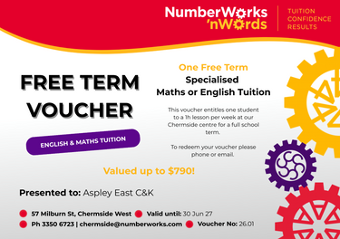 NumberWorks'nWords FREE Term Voucher - Hero Image
