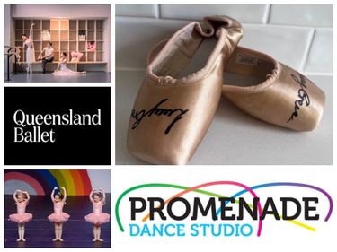 QLD Ballet Signed Ballet Shoes & Promenade Dance Studio $500 Tuition - Hero Image
