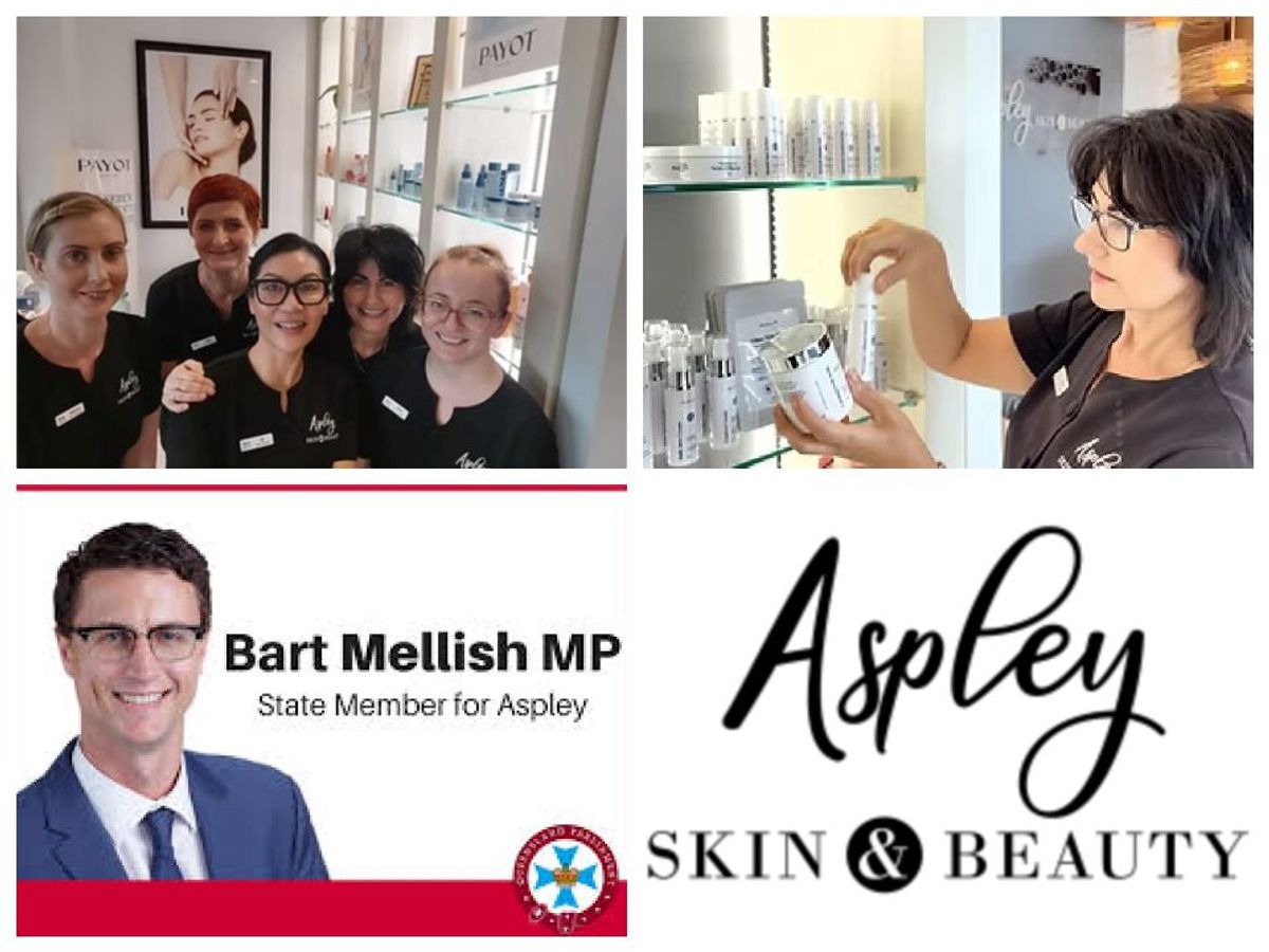 $100 Aspley Skin & Beauty voucher from Bart Mellish MP - Hero image