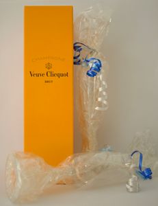 Bottle Veuve Cliquot Plus 2 MGC Champagne Flutes - Hero Image