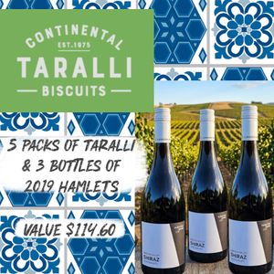 Continental Taralli & Barossa Wine - Hero Image