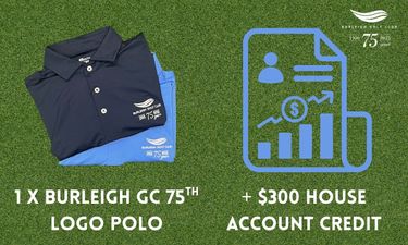 75th Anniversary Polo Shirt + $300 House Account - Hero Image