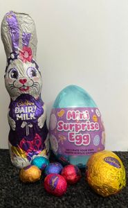 Choc Bunny & Eggs with Mini Surprise Egg - Hero Image