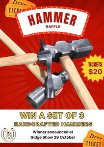 Set of 3 handcrafted hammers - Hero Image