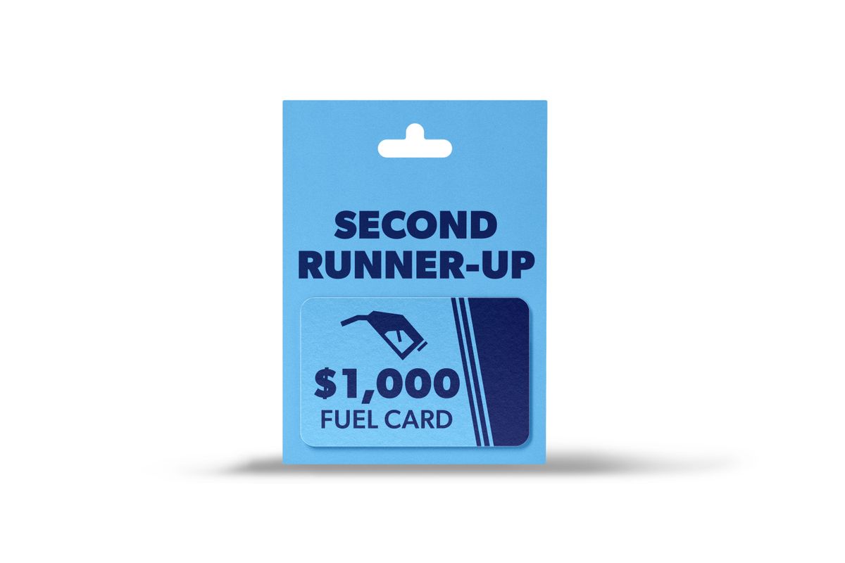 Second Runner-Up: $1,000 Fuel Card - Hero image