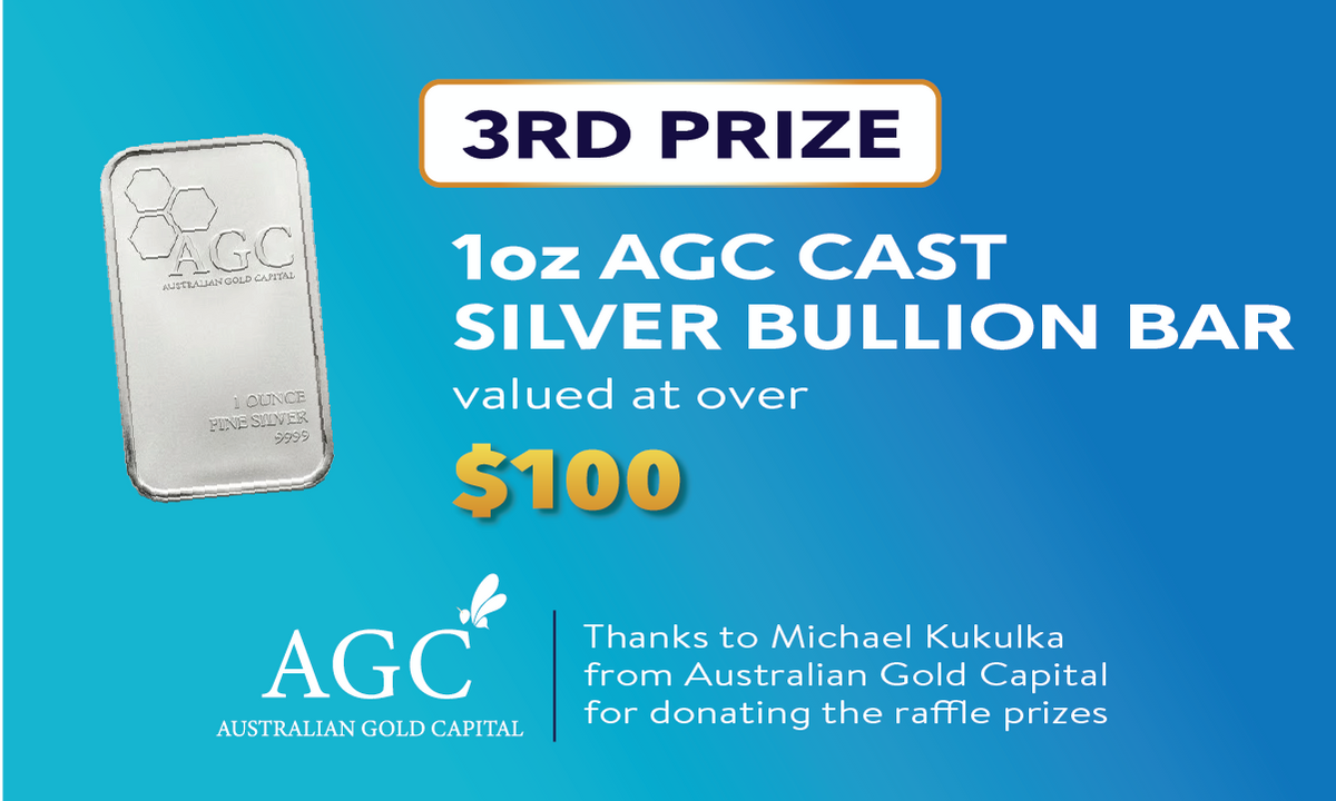 1oz AGC Cast Silver Bullion Bar - Hero image