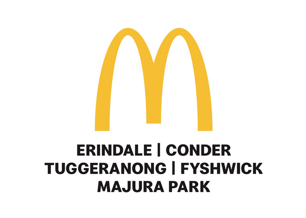 McDonalds Erindale, Conder, Tuggeranong, Fyshwick and Majura Park