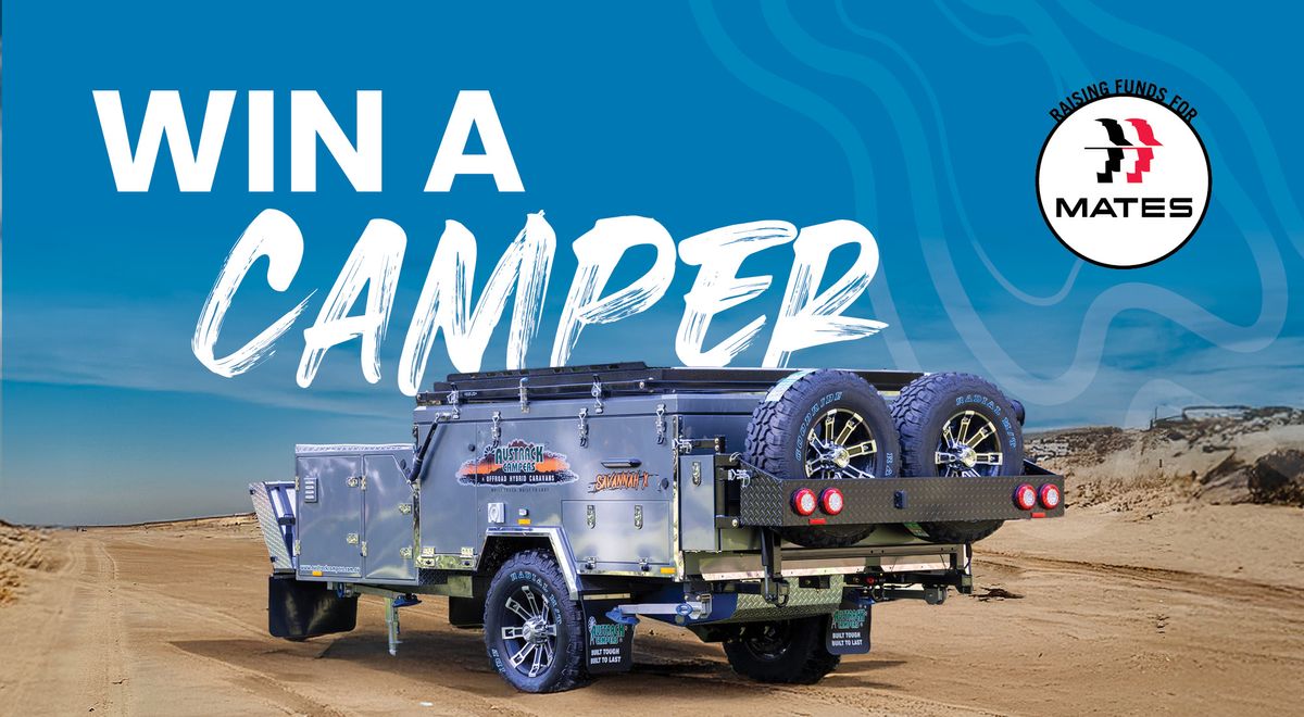 Austrack Campers SAVANNAH-X Forward Folding/Rear Slide Camper Trailer - Hero image