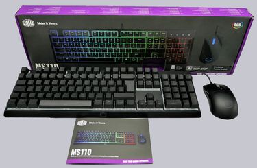 Cooler Master MS110 Keyboard + Mouse Combo - Hero Image