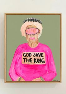 Lottie Rae Art - Limited Edition Print 'God Save the King' - Hero Image