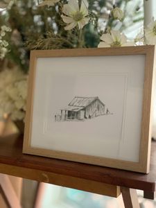 Original Drawing Framed by Barb Latham - Hero Image