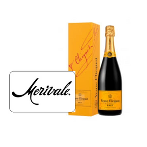 Bottle of Veuve Clicquot & Merivale Gift Voucher bundle - Hero Image