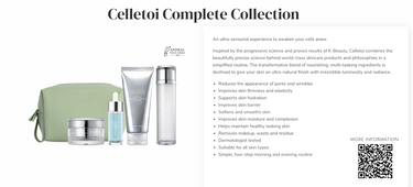 Celletoi Complete Skincare Range is Cleanser, Hydrating Toner, Serum, Moisturiser. - Hero Image