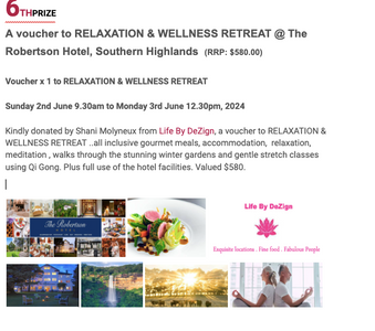A voucher to RELAXATION & WELLNESS RETREAT The Robertson Hotel - Hero Image