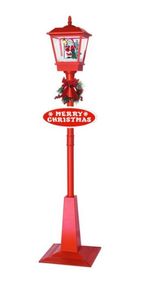 $219 Lamp Post RED Snow Music LED - Hero Image