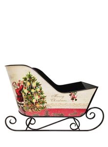 $79 Rustic Metal Santa Sleigh Large - Hero Image