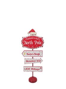 $69 Outdoor North Pole Candy Sign - Hero Image