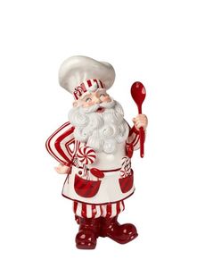 $159 Candy Cane Baking Santa - Hero Image