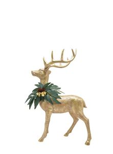 $238  Aged Gold Reindeer Pair - Hero Image