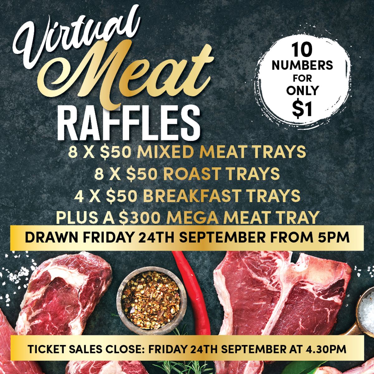 Friday Virtual Meat Raffle