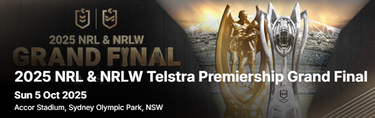 2025 NRL & NRLW Telstra Premiership Grand Final (Family Pass - TryZone) 5 Oct Accor Stadium - Hero Image