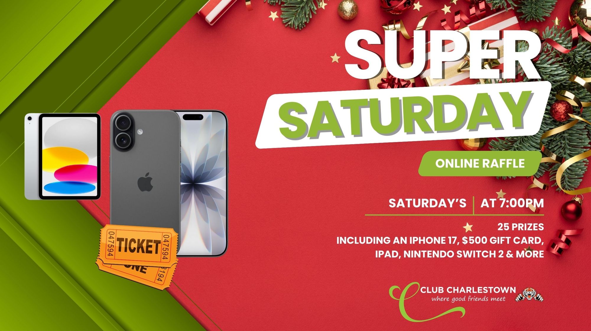Tuesday Raffle RaffleTix | Super Saturday Online Raffle