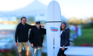 Hand-Shaped Longboard by Mark Rabbidge - Hero Image