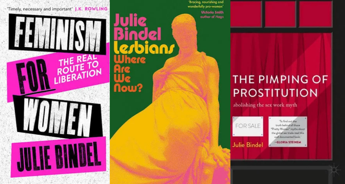 Two Signed Books by Julie Bindel - Hero image