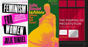 Two Signed Books by Julie Bindel - Hero Image