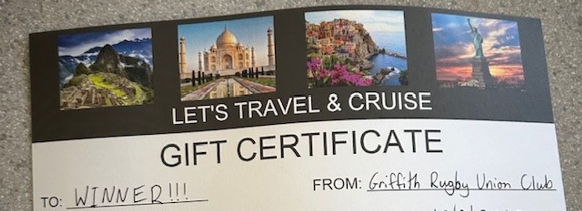 Travel Voucher from Let Travel and Cruise Griffith - Hero image