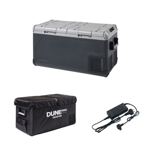 Dune 4WD Frontier 80L Dual Zone Fridge/Freezer with Cover and Adaptor - Hero Image