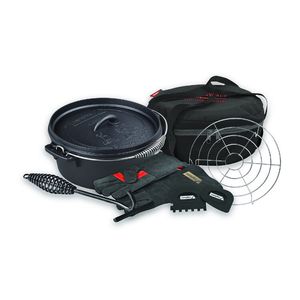 Campfire 6 Piece Camp Oven Set 4.5 Quart Black - Hero Image