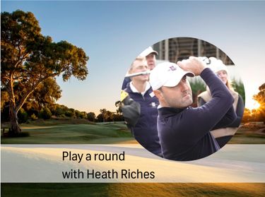 Round of Golf for 3 Members With Heath Riches - Hero Image